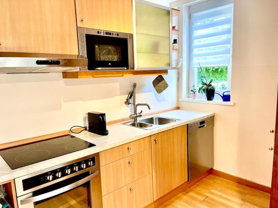Schoene Wohnung Mit Eigenen Eingang Und Terrasse Gosseling Luaran gambar